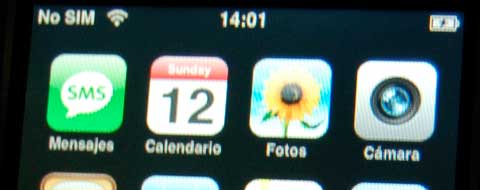 iPhone sin tarjeta SIM y en castellano