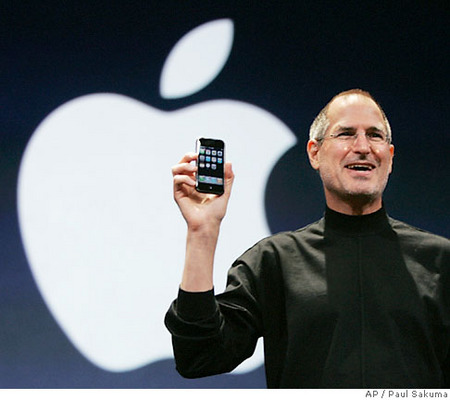 Steve Jobs anunciando el iPhone